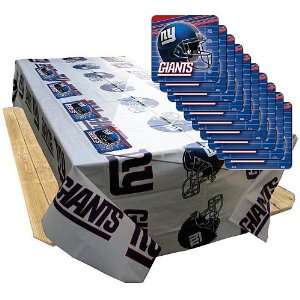  Rico New York Giants Table Cloth and Coaster Set Sports 