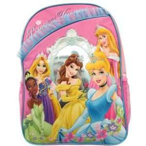  Disney Princess Mirrored Pink Backpack, Princess Dreams 