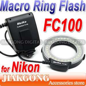   100 Macro Ring Flash/Light for Nikon D7000 D5100 D3100 D90 D300S D3000