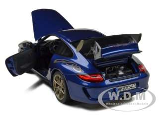 2010 PORSCHE 911 (997) GT3 RS AQUA BLUE METALLIC 118 BY NOREV 187568 