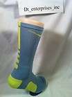 RARE NIKE ELITE SOCKS L (8 12) Obsidian / Cyber Colorway Neon Yellow 