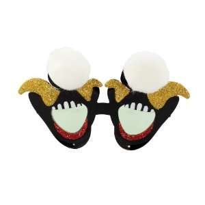 Party Clown PYCNBK Fashion Sunglasses Black Frame with Green Lenses 