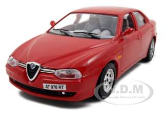 ALFA ROMEO 156 RED 124 DIECAST MODEL CAR  