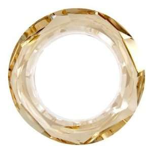  Swarovski® 30mm Crystal Golden Shadow Cosmic Ring #4139 