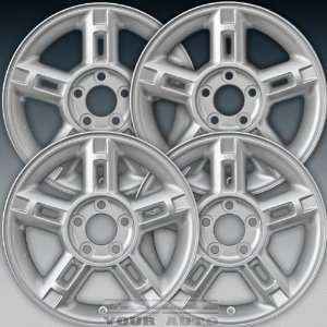   Factory Replacement Sparkle Silver Full Face Painted Wheel Set of 4