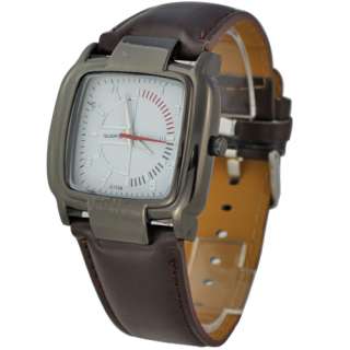 Good Quality Luxurious Mens Boys Leatheroid Quartz Casual Wrist Watch 