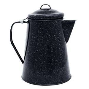   Home Granite Ware Coffee Boiler 100 Oz Black