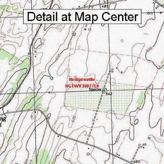  USGS Topographic Quadrangle Map   Hedgesville, West 