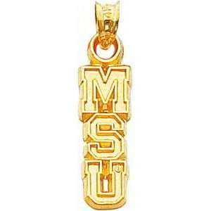  14K Gold Michigan State University MSU Charm Arts, Crafts 
