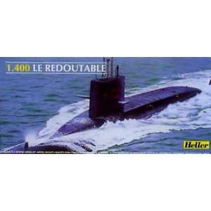 HELLER   1/400 Redoubtable French Submarine (Plastic Models 