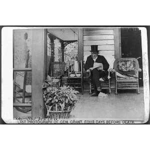  Ulysses S. Grant,1822 1885,Four Days Before Death,porch 