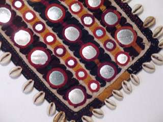   Mirror work and Cowrie Shell work, from the nomadic group known as