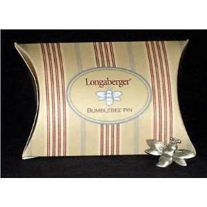  Longaberger Pewter Bumblebee Pin 