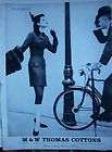 1955 Womens Suit Fashion by Branell M&W Thomas Cottons Raleigh Bicycle 