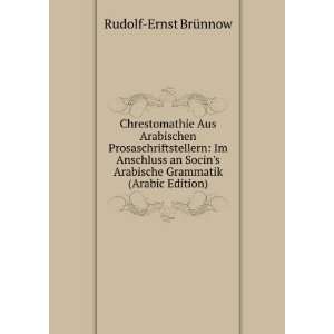   Arabische Grammatik (Arabic Edition) Rudolf Ernst BrÃ¼nnow Books