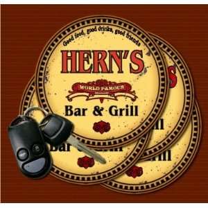  HERNS Family Name Bar & Grill Coasters