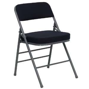   Fabric HERCULES Folding Chair   2.5Thick Seat   HF3 MC320AF NVY GG SET