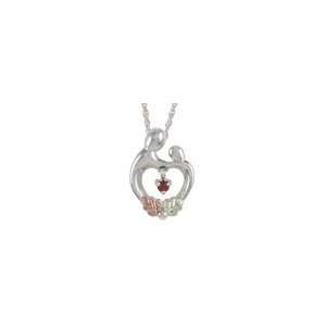   Motherly Love Pendant in Sterling Silver (1 Stone) family jewelry