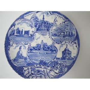   Plate Old English Staffordshire Ware Gettsburgh 