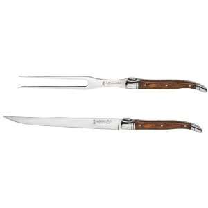   Steel Carving Knife and Fork Set by Trudeau