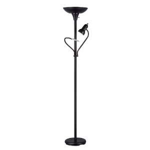  Hitomi Torchiere Lamp in Black