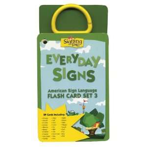   Signing Time Flash Cards Set 3 Everyday Signs