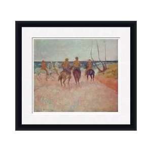  Horseman On The Beach hiva Hoa 1902 Framed Giclee Print 