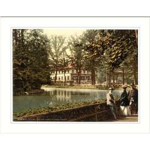  Weinau Pond and restaurant Zittau Saxony Germany, c. 1890s 
