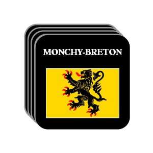 Nord Pas de Calais   MONCHY BRETON Set of 4 Mini Mousepad Coasters