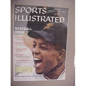 Willie Mays Autographed Signed April 13 1959 Sports Illustrated 