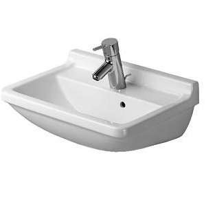   Washbasin With Overflow & Tap Platform 19 1/2   1 Hole 030050 00 00