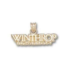 Winthrop Eagles Winthrop University Pendant   10KT Gold Jewelry 