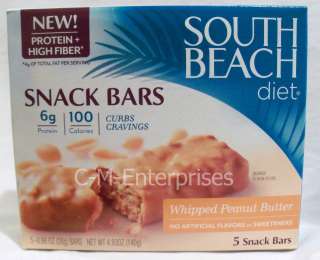 South Beach Diet Whipped Peanut Butter Snack Bars 4.93 oz  