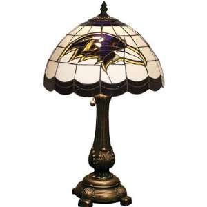   Team Logo Table Lamp 19.5hx12d Shd Baltimore Raven