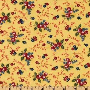   Fruits & Flowers Sunshine Fabric By The Yard Arts, Crafts & Sewing