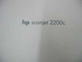 HP ScanJet 2200c C8500A USB Flatbed Scanner  