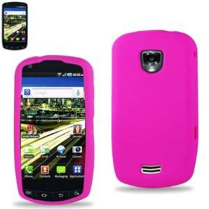  Silicone Case 01 Samsung LTE 4G I510 Hot Pink with Screen 