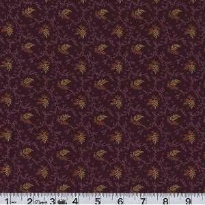  45 Wide Jos Mulberry Mix Fronds Purple Fabric By The 