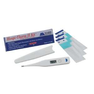  Hospi Therm Kit II Thermometer w/ 5 Probe Covers, Dual 