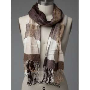  Perfectly Chic and Multi Color Scarf BROWN MULTI 
