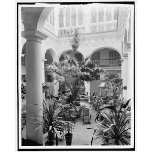  Courtyard,Hotel Florida,Havana,Cuba