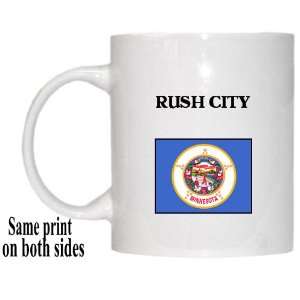    US State Flag   RUSH CITY, Minnesota (MN) Mug 