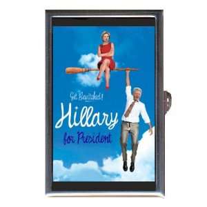 HILLARY CLINTON BILL CLINTON BEWITCHED Coin, Mint or Pill Box Made in 