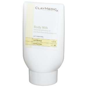  Claymedicx Body Milk, Verbena, 6 Ounce Tubes (Pack of 2 