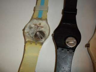   VINTAGE SWATCH WATCH AG1989 AG1987 AG1994 ICEBREAKER TANGO AZUL TUTTI