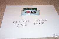 MICROS IDN PORT FOR EPSON PRINTERS  tm 88 or u200/220  
