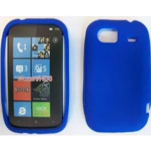  HTC MOZART HD3 BLUE SILICONE CASE Cell Phones 