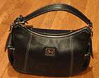 Mauro Governa For Dooney & Bourke Ex Large Black Suede Leather Hobo 