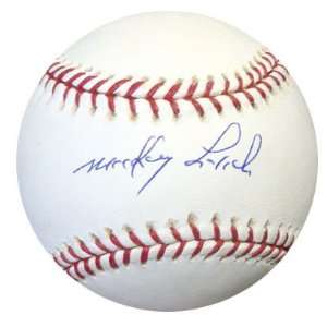  Autographed Mickey Lolich Baseball   &Tri Star Holo 