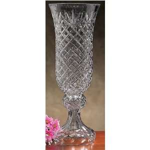 Badash Crystal Vase/Hurr 22 Oxford W/Panel  WA756 